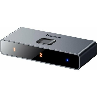 Baseus HUB Matrix Two-Way HDMI Switcher Space Grey